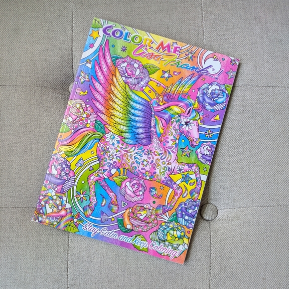 Lisa Frank Coloring Book Adults Relaxation Advanced Lisa Frank Adult Color Book - Picture 1 of 6
